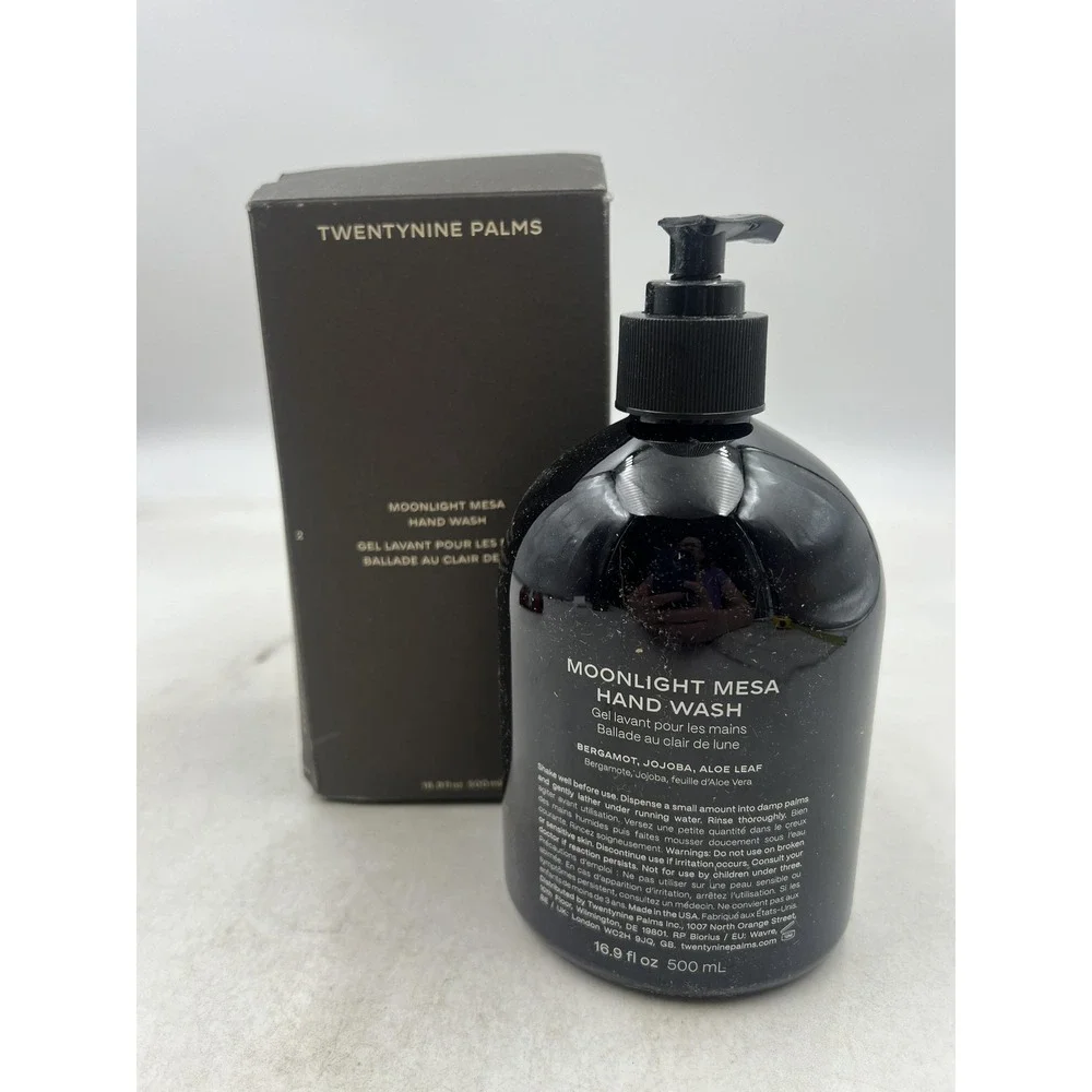 Twentynine Palms Moonlight Mesa Hand Wash 16.9 fl oz Bergamot Jojoba Aloe Leaf